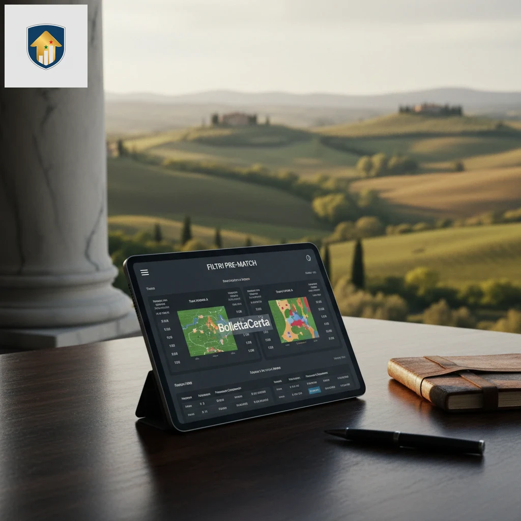 Pannello di analisi con indicatori di forma recente e possesso.